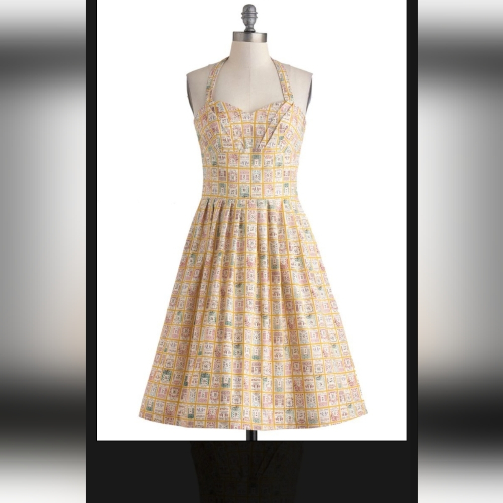 Modcloth Myrtlewood Object Of My Collection Dress